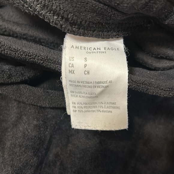 American Eagle Women’s Amazingly Soft Velour Drawstring Waist Jogger Pants/ Sz S - Picture 6 of 6